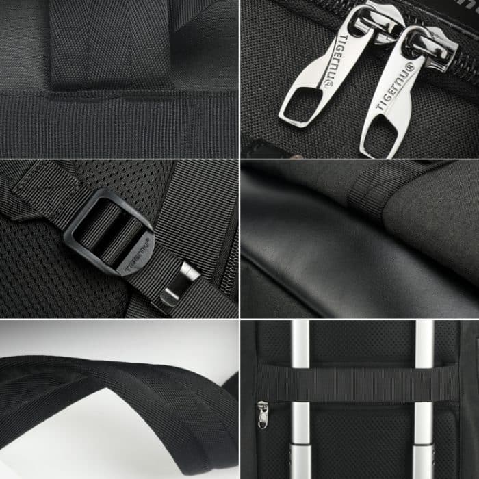 Tigernu T-B9023 Casual Business Herren Rucksack Einfache Laptoptasche, T-B9023 Black – Bild 6