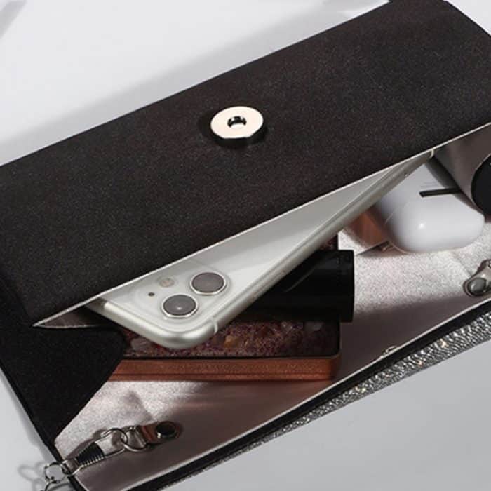 Strass Damen Abendessen Tasche Umhängetasche Münze Kosmetik Aufbewahrungstasche, Coin Bag – Bild 5