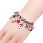 Hummerschnalle Santa Armband Weihnachtsbaum Schneemann DIY Achate Armband