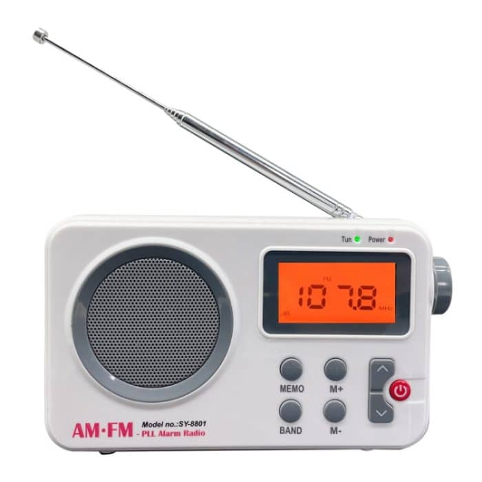 SY-8801 Tragbares Retro-Radio, HD-LCD-Bildschirm, Gewicht, Bass, Kurzwellenradio, SY-8801 – Bild 1