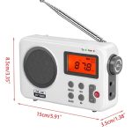 SY-8801 Tragbares Retro-Radio, HD-LCD-Bildschirm, Gewicht, Bass, Kurzwellenradio, SY-8801 – Bild 2