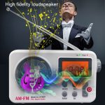 SY-8801 Tragbares Retro-Radio, HD-LCD-Bildschirm, Gewicht, Bass, Kurzwellenradio, SY-8801 – Bild 6