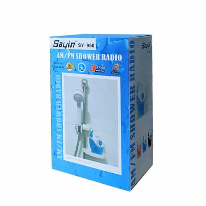 Sayin SY-950 Tragbares wasserdichtes kleines Radio AM/FM Universalband Elder Radio, SY-950 Blue, SY-950 Black – Bild 3