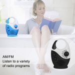 Sayin SY-950 Tragbares wasserdichtes kleines Radio AM/FM Universalband Elder Radio, SY-950 Blue, SY-950 Black – Bild 6