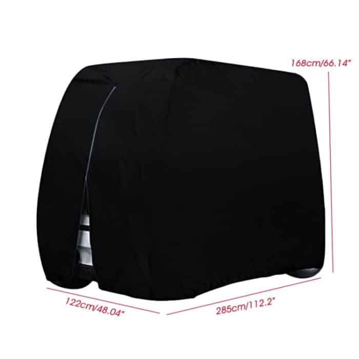 210D Oxford Cloth Golf Cart Cover Scooter Kart Dust Cover, 242 x 122 x 168 cm, 275 x 122 x 168 cm, 285 x 122 x 168cm – Bild 3