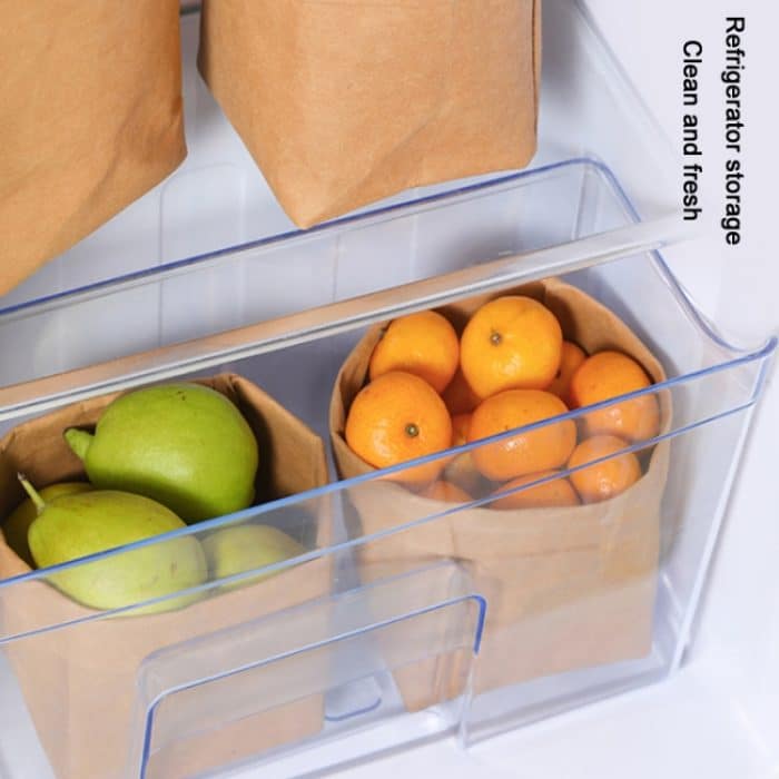 Waschbare Kraftpapiertüte mit separater Aufbewahrung für den Schreibtisch, Größe:, 10x10x15cm, 12x12x23cm, 15x15x28cm, 20x20x35cm, Bear 10x10x15cm, Love 12x12x23cm, Clouds 15x15x28cm, Nothing 20x20x35cm, Gray 10x10x15cm, Gray 12x12x23cm, Gray 15x15x28c... – Bild 4