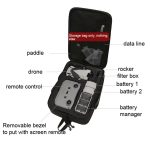 BKANO Aufbewahrungstasche Umhängetasche Messenger Bag Koffer für DJI Mini 3 Pro, For DJI Mini 3 Pro – Bild 5