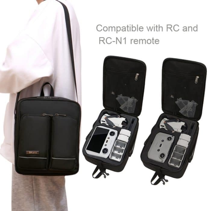 BKANO Aufbewahrungstasche Umhängetasche Messenger Bag Koffer für DJI Mini 3 Pro, For DJI Mini 3 Pro – Bild 7