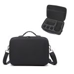 Drone Schulter Umhängetasche Handtasche für DJI Mavic Air 2/Air 2S, 1680 Nylon Black, PU Diamond Pattern Black
