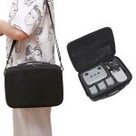 Drone Schulter Umhängetasche Handtasche für DJI Mavic Air 2/Air 2S, 1680 Nylon Black, PU Diamond Pattern Black – Bild 4