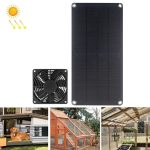 10W Hochgeschwindigkeit und Langleben Solar Mini -Fan Outdoor -Haustier -Abgase -Lüfter