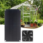 10W Hochgeschwindigkeit und Langleben Solar Mini -Fan Outdoor -Haustier -Abgase -Lüfter – Bild 2