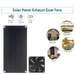10W Hochgeschwindigkeit und Langleben Solar Mini -Fan Outdoor -Haustier -Abgase -Lüfter – Bild 6