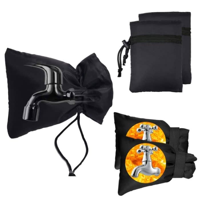 Winter-Außenwasserhahn-Frostschutzabdeckung aus Oxford-Stoff, Hook and Loop Fastener Model, Rope Model – Bild 2