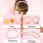 Perlen-Lernspielzeug, DIY-Schmuck-Material-Set für Kinder – Bild 5