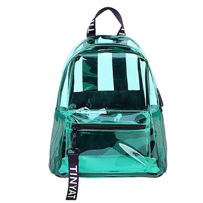 TBD0602586101A.jpg T9051 Damen Jelly Bag Wasserdichter, transparenter PVC-Rucksack, Strand-Reiserucksack – Bild 1