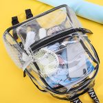 T9051 Damen Jelly Bag Wasserdichter, transparenter PVC-Rucksack, Strand-Reiserucksack – Bild 6