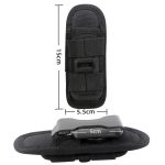 H-133 Outdoor 360-Grad-Drehung Nylon-Taschenlampen-Hüfttasche, H-133 Khaki, H-133 Green, H-133 Black – Bild 3