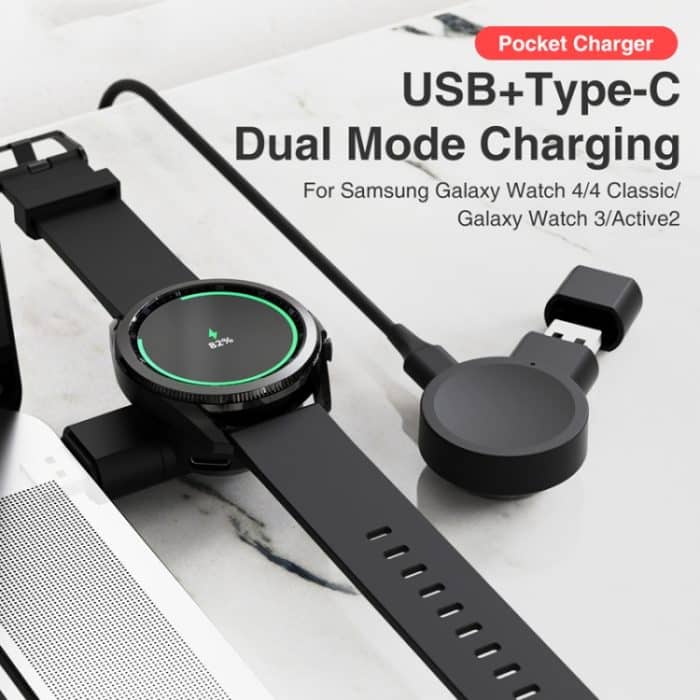 Für Samsung Galaxy Watch 4/3 USB Mini tragbares Uhrenladegerät – Bild 2