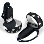 6 Teile/satz Für Oculus quest2 Silikon All-Inclusive Konsole Controller Abdeckung, White, Blue, Black, Red – Bild 3