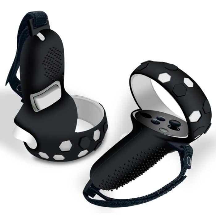 6 Teile/satz Für Oculus quest2 Silikon All-Inclusive Konsole Controller Abdeckung, White, Blue, Black, Red – Bild 3