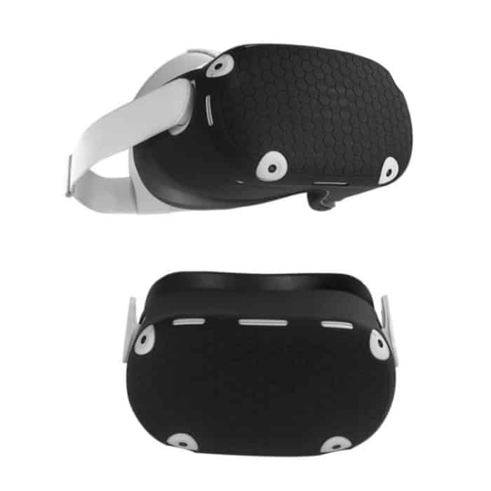 6 Teile/satz Für Oculus quest2 Silikon All-Inclusive Konsole Controller Abdeckung, White, Blue, Black, Red – Bild 4