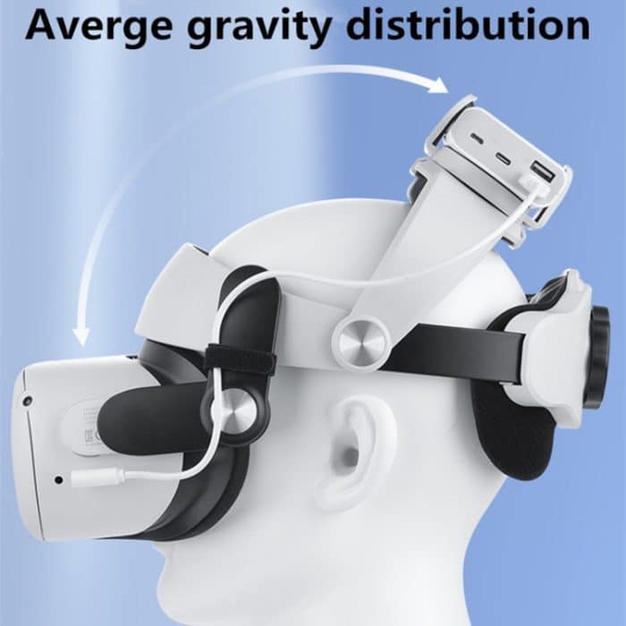 VQ2 Elite Kopfband mit Batteriehalter für Meta Quest 2 – Bild 3