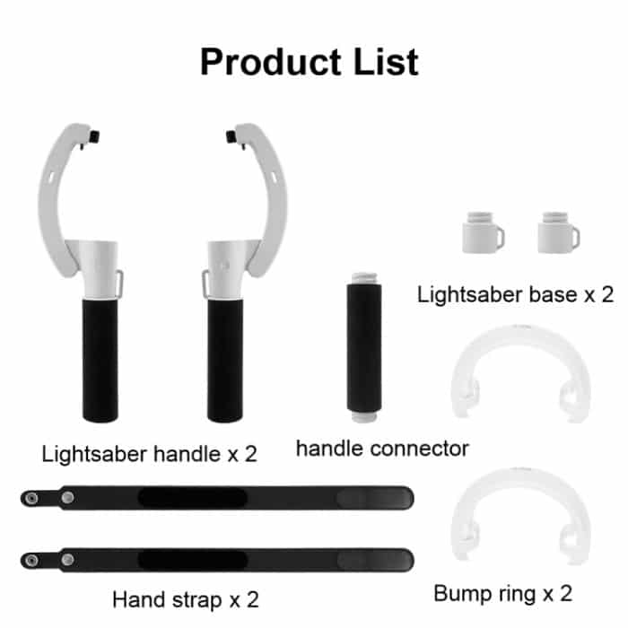 VR-Controller mit langem Stickgriff für Meta Quest 2 beim Spielen von Beat Sabre-Spielen – Bild 3