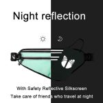 CAN FLY YIPINU Outdoor Fitness Wasserflasche Handy Aufbewahrung Gürteltasche, Black, Green, Silver – Bild 4