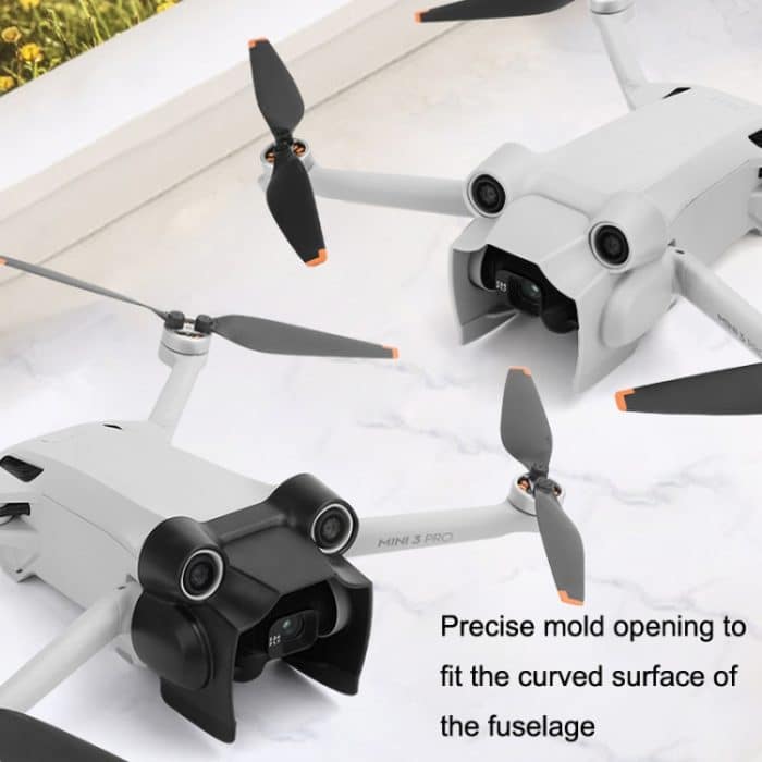 Sunnylife MM3-ZG406 Gegenlichtblende, Gimbal-Schutz, blendfreier Sonnenschutz für DJI Mini3 Pro, Black, Grey – Bild 5