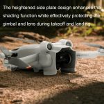 Sunnylife MM3-ZG406 Gegenlichtblende, Gimbal-Schutz, blendfreier Sonnenschutz für DJI Mini3 Pro, Black, Grey – Bild 6