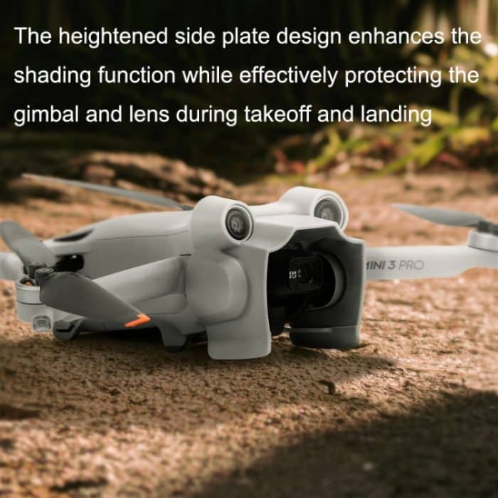 Sunnylife MM3-ZG406 Gegenlichtblende, Gimbal-Schutz, blendfreier Sonnenschutz für DJI Mini3 Pro, Black, Grey – Bild 6