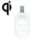 USB Tragbares kabelloses magnetisches Saugladegerät für Apple Watch 1/2/3/4/5/6/7/SE, White