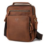 HUMERPAUL MH573 Herren Umhängetasche Leder Messenger Bag
