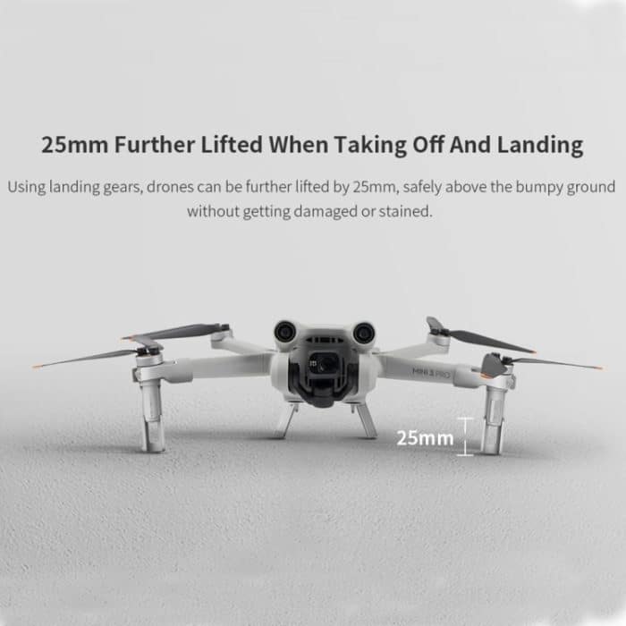 PGYTECH Für DJI Mini 3 Pro erhöhtes Fahrwerk, kann um 25 mm erhöht werden – Bild 3
