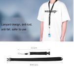 2 Stück Daumenkamera-Silikonhülle + Trageband für Insta360 GO2, Black, White, Blue – Bild 3