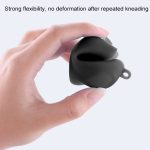 2 Stück Daumenkamera-Silikonhülle + Trageband für Insta360 GO2, Black, White, Blue – Bild 4