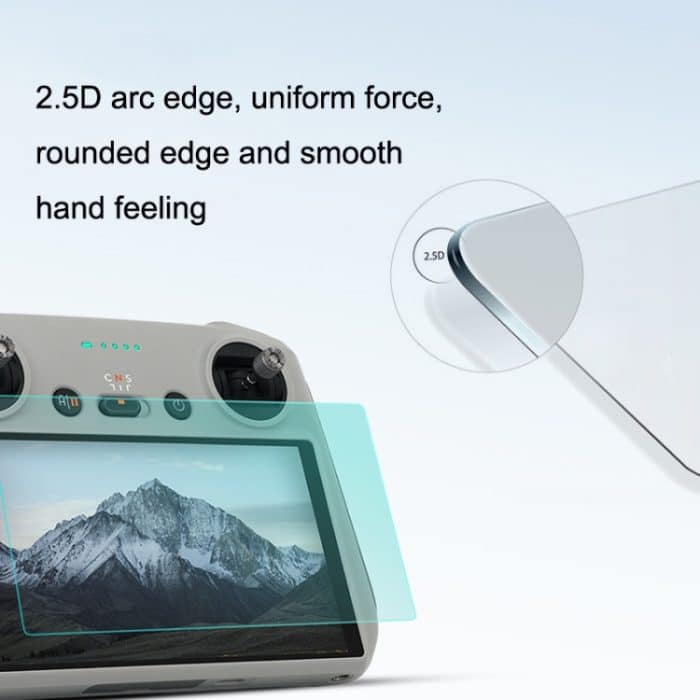 Sunnylife MM3-GHM387 9H 2,5D HD gehärtete Glasfolie für Mini3 Pro Fernbedienung, MM3-GHM387 – Bild 5
