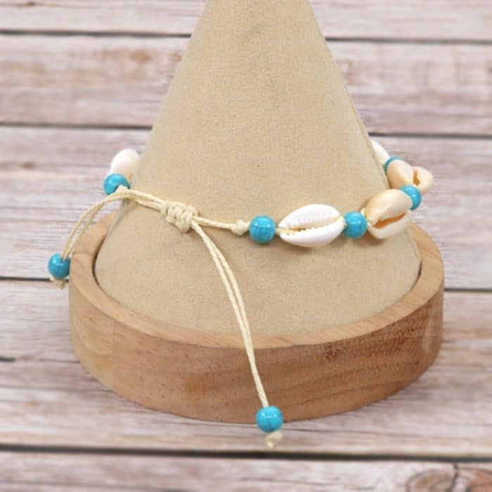 3 Stück handgeflochtenes Seil, verstellbares Muschelarmband – Bild 5