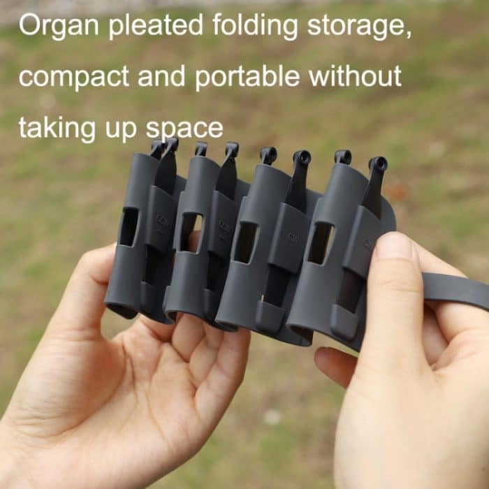 Sunnylife MM3-SN443 für Mini 3 Pro Propellerblätter + faltbare Aufbewahrungstasche aus Silikon, Red Strip+Gray Bag, Red Strip+Brown Bag, Blue Strip+Gray Bag, Blue Strip+Brown Bag, Yellow Strip+Gray Bag, Yellow Strip+Brown Bag – Bild 4