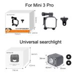 Sunnylife MM3-GZ459 für DJI Mini 3 Pro GoPro10 Action-Kamerahalterung, Hanging Load, Searchlight, Hanging Load+Searchlight set – Bild 3