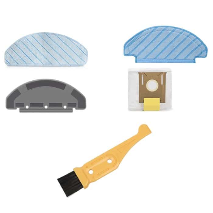 Zubehör für Ecovacs T8 / T9 / N8 Pro Staubsauger, 5PCS Strong Drag, 5PCS Dust Bag, Rag Holder, 5PCS Washing Rag, 5PCS Cleaning Brush – Bild 2