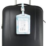 2 Stück marmorierter PU-Leder-Gepäckanhänger mit Ölkante zum Nähen mit Metallschnalle – Bild 6