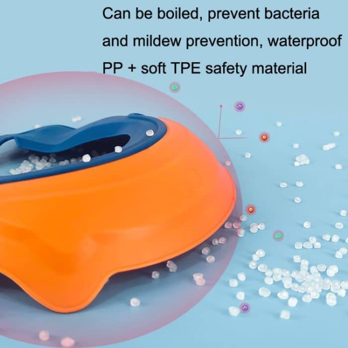 3PCS Shampoo Ohrenschützer Silikon Säugling Waschen Bad Kappe Kind Waschen Hut, Blue, Orange, Purple – Bild 4