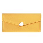 87P Litschi-Muster Multifunktionale Geldbörse mit großem Fassungsvermögen, Yellow, Green, Blue, Black, Pink, Red Wine, Brown