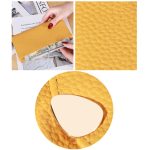 87P Litschi-Muster Multifunktionale Geldbörse mit großem Fassungsvermögen, Yellow, Green, Blue, Black, Pink, Red Wine, Brown – Bild 5