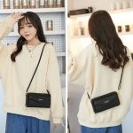 1665 RFID Antimagnetischer, diebstahlsicherer Touchscreen-Handytaschen-Kartenhalter zum Umhängen, Black, Orange, Red Wine, Grey, Royal Blue, Pink – Bild 6