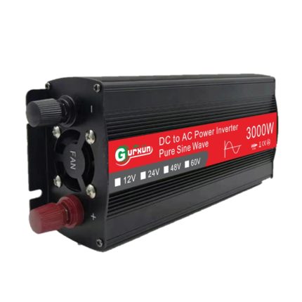 Gurxun Sinus-Wechselrichter 3000 W 2/24/48/60 V auf 220 V Auto-Boost-Konverter, 3000W 60V-220V, 3000W 12V-220V, 3000W 24V-220V, 3000W 48V-220V