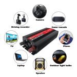 Gurxun Sinus-Wechselrichter 3000 W 2/24/48/60 V auf 220 V Auto-Boost-Konverter, 3000W 60V-220V, 3000W 12V-220V, 3000W 24V-220V, 3000W 48V-220V – Bild 5