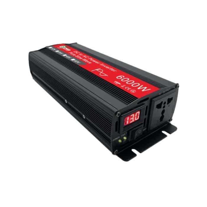 Gurxun 6000 W Hochleistungs-Sinus-Wechselrichter mit einzelner Digitalanzeige, 6000W 12V-220V, 6000W 24V-220V, 6000W 48V-220V, 6000W 60V-220V – Bild 2
